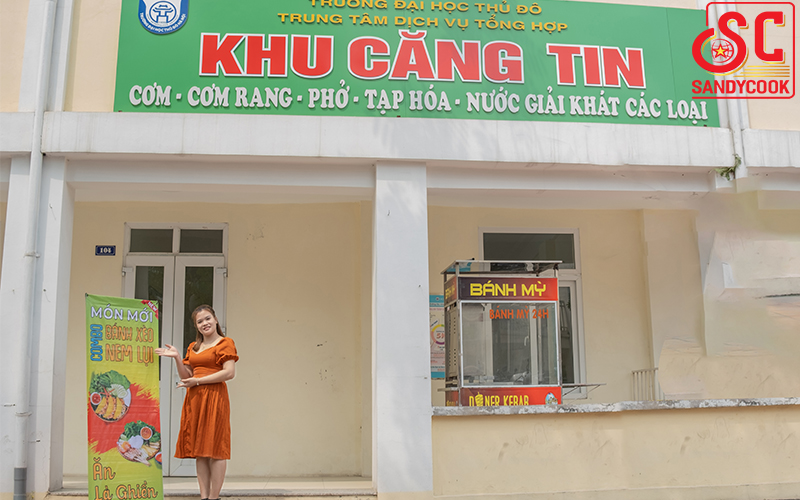 Khai trương đại lý nem nướng của Sandy Cook - khi căng tin Đại học Thủ Đô