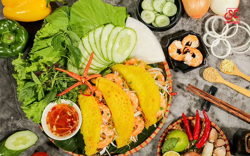 Các nguyên liệu được sơ chế sẵn sàng trước khi chế biến
