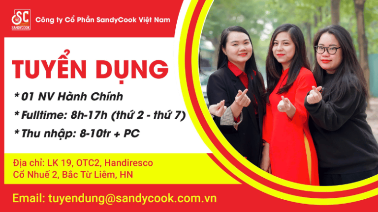 Tuyển dụng Nhân viên Hành Chính