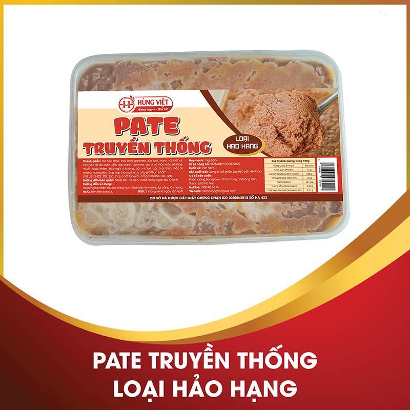 Pate Truyền Thống Loại Hảo Hạng