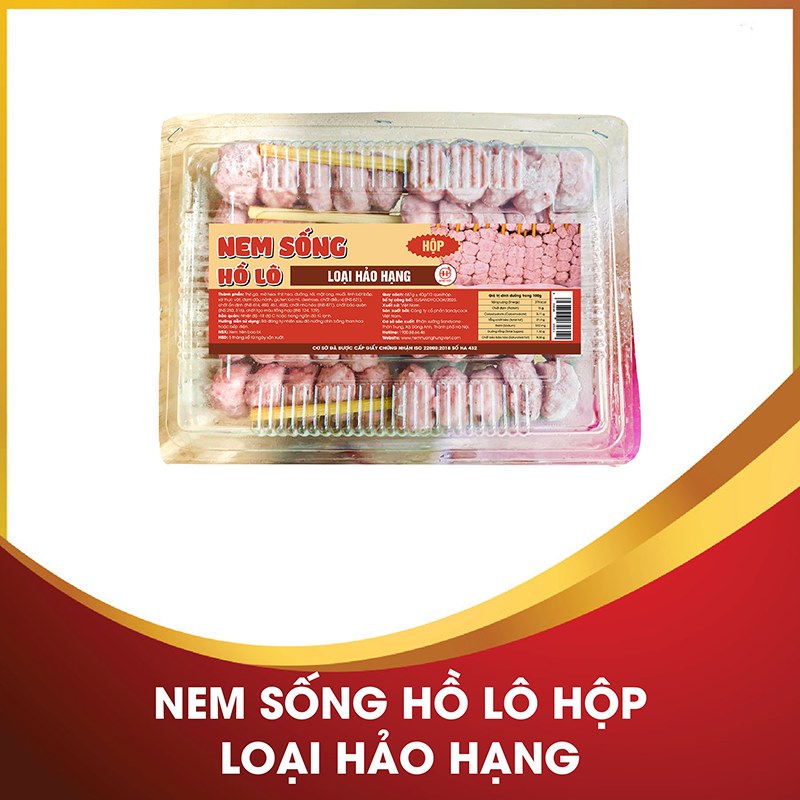 Nem Sống Hồ Lô Hộp Loại Hảo Hạng