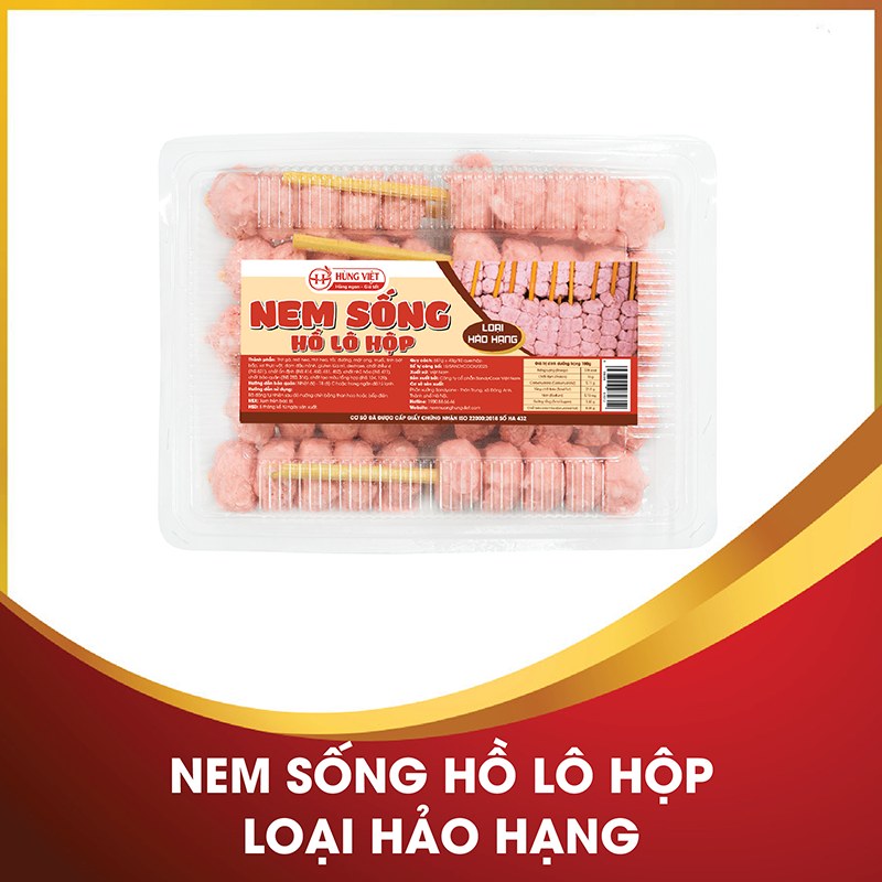 Nem Sống Hồ Lô Hộp Loại Hảo Hạng