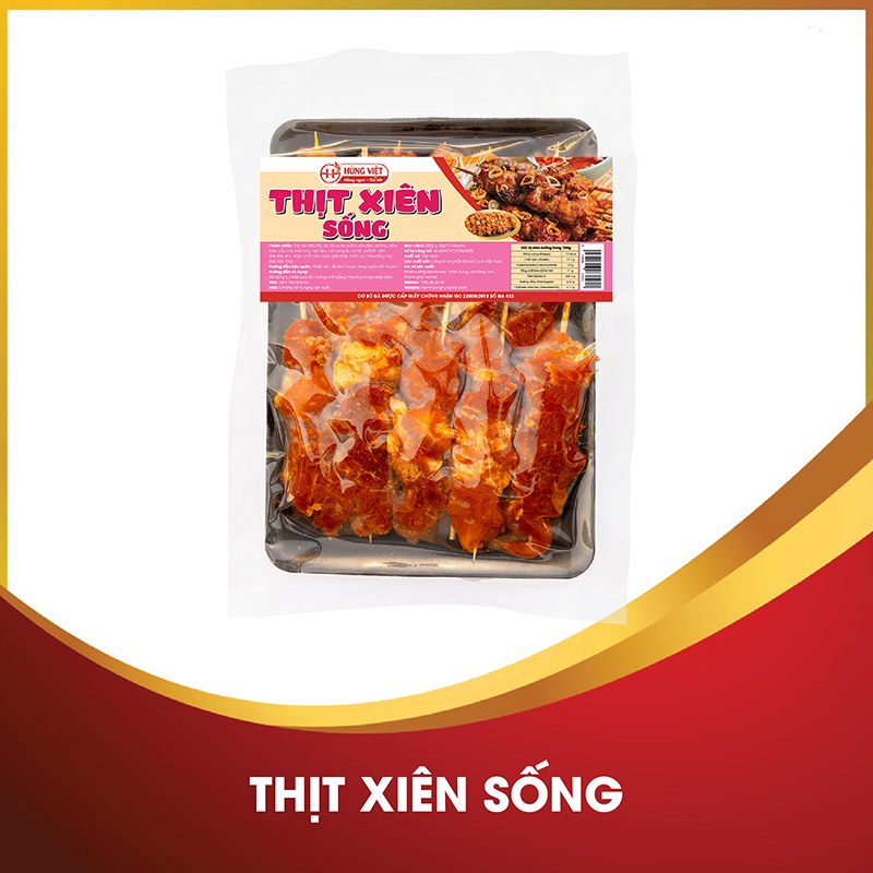 Thịt Xiên Sống