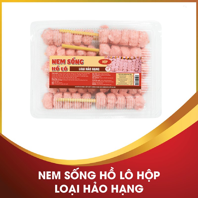 Nem Sống Hồ Lô Hộp Loại Hảo Hạng