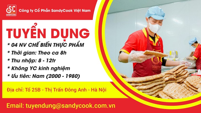Nhân viên chế biến thực phẩm